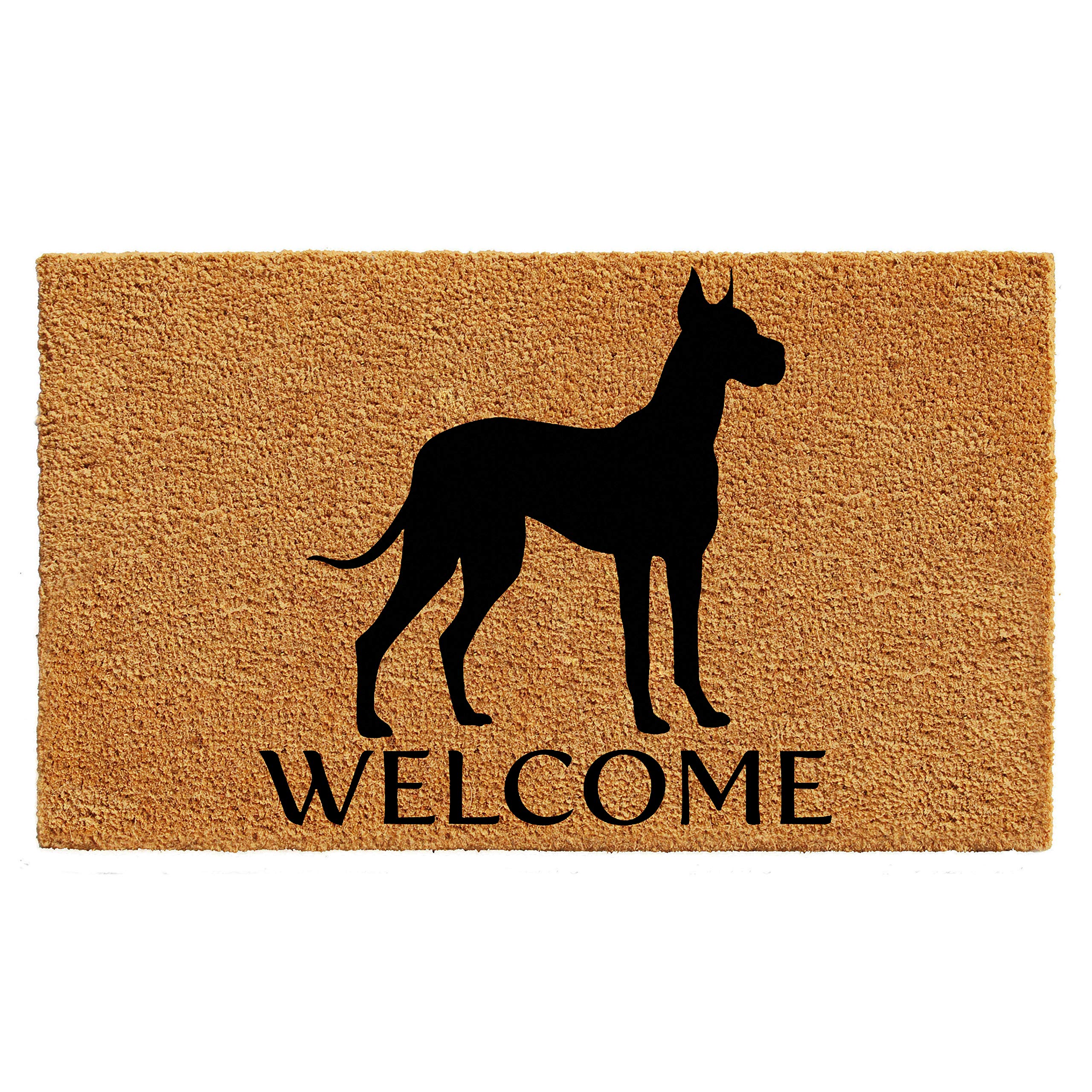 Calloway Mills AZ105602436 Great Dane Doormat, 24 x 36, Natural/Black