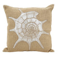 SARO LIFESTYLE Neptunian Collection Down Filled Shell Throw Pillow/, Shell, 20