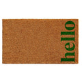 Calloway Mills 102632436NGB Vertical Hello Doormat, 24 x 36, Natural/Green