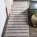 JONATHAN Y SMB125A-210 Colonia Berber Stripe Indoor Outdoor Area-Rug, Contemporary, Modern, Bohemian Easy-Cleaning,Bedroom,Kitch