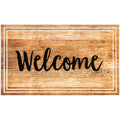 Apache Mills BLD3 Fashionables Deluxe Doormat, 18-Inch X 30-Inch, Brown