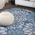 JONATHAN Y SMB110C-4R Zinnia Modern Floral Textured Weave Indoor/Outdoor Area Rug, Bohemian, Coastal, Transitional for Bedroom, 