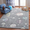 SAFAVIEH Carousel Kids Collection Area Rug - 10 x 14, Grey & Lavender, Non-Shedding & Easy Care, Ideal for High Traffic Areas 
