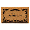 Calloway Mills 102242436 Breaux Welcome Doormat, 24 x 36, Natural/Black