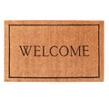Calloway Mills AZ104811830 Welcome Border, 100% Coir Doormat, 18 x 30 x 1.50, Natural/Black