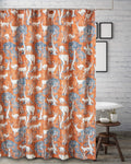 Greenland Home Fashions Fabric Sensations Shower Curtain, Stylish Bathroom Decor, Machine Washable, 72 inches x 72 inches, Menag