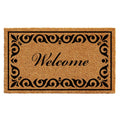 Calloway Mills 102243672 Breaux Welcome Doormat, 3 x 6, Natural/Black