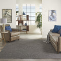 Nourison Home Positano 12 Runner Charcoal Fabric Modern Area Rug (12 Runner)