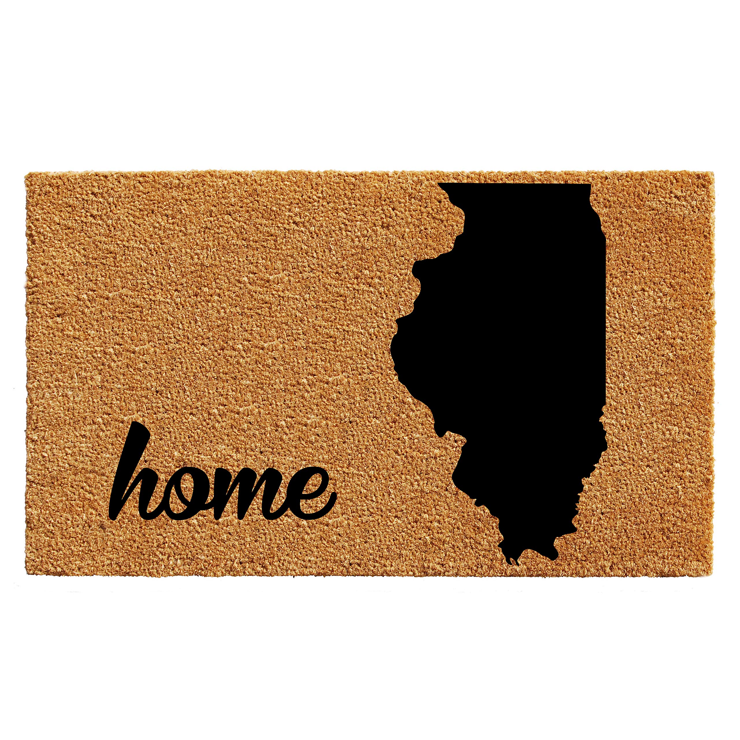 Calloway Mills 105211830 Illinois Doormat, 18 x 30, Natural/Black