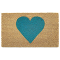 Calloway Mills Madison Heart Doormat (Turquoise, 17 x 29)