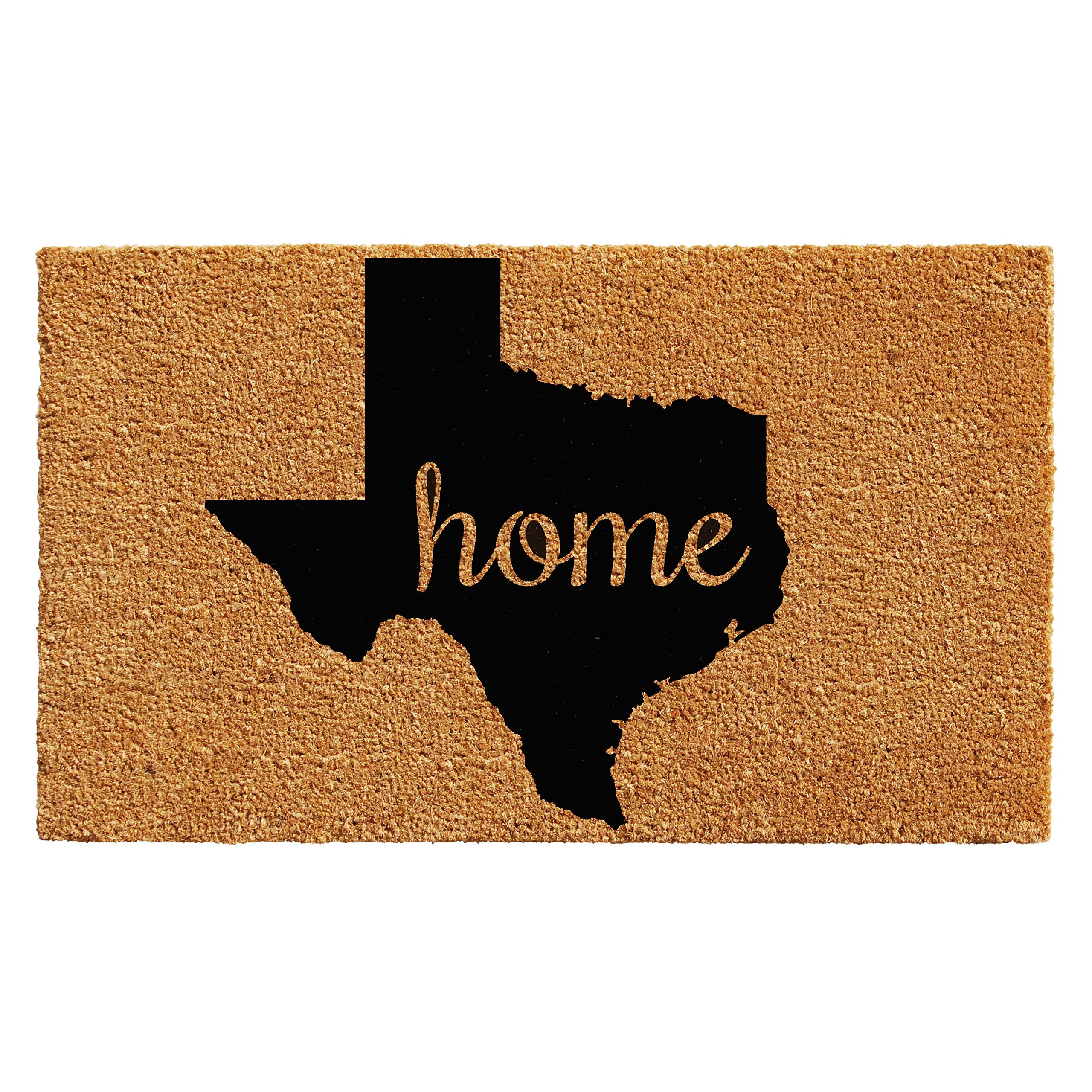 Calloway Mills 102442436 Texas Doormat, 24 x 36, Natural/Black