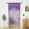 YaoYue Macrame Lace Door String Curtain for Doorways,Room Divider Doorway Hippie Window Panel Room Divider Wall Closet Curtains 