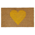 Calloway Mills Madison Heart Doormat (Yellow, 24 x 36)