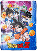 Dragon Ball Z GE-57756 Group Galaxy Polyester Throw Blanket, 46 x 60