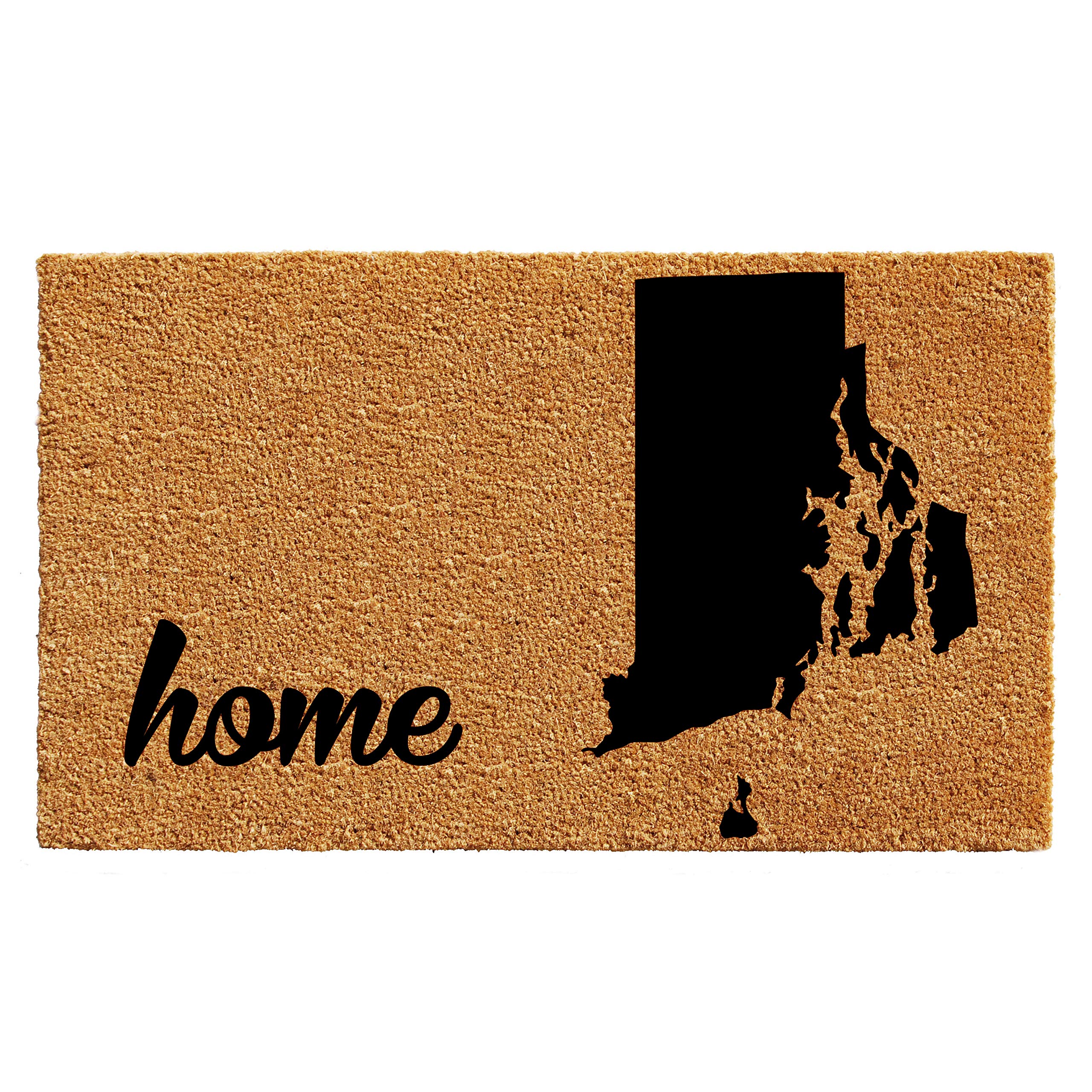 Calloway Mills 105411830 Rhode Island Doormat, 18 x 30, Natural/Black