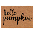 Doormat Natural Coco Coir Door Mat Hello Pumpkin (24 x 16)