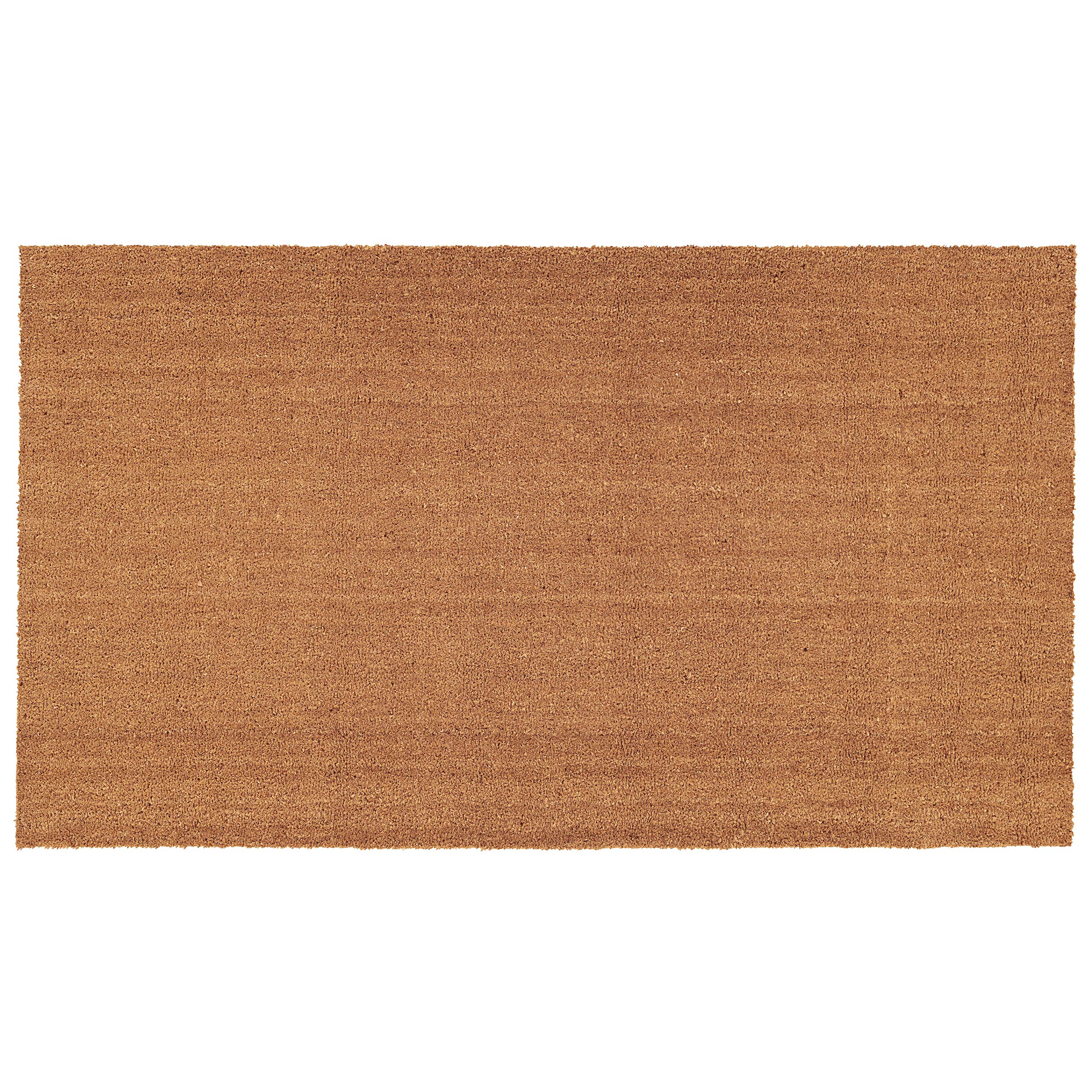 Calloway Mills 153551830 Natural Coir with Vinyl Backing Doormat, 18 x 30, Natural