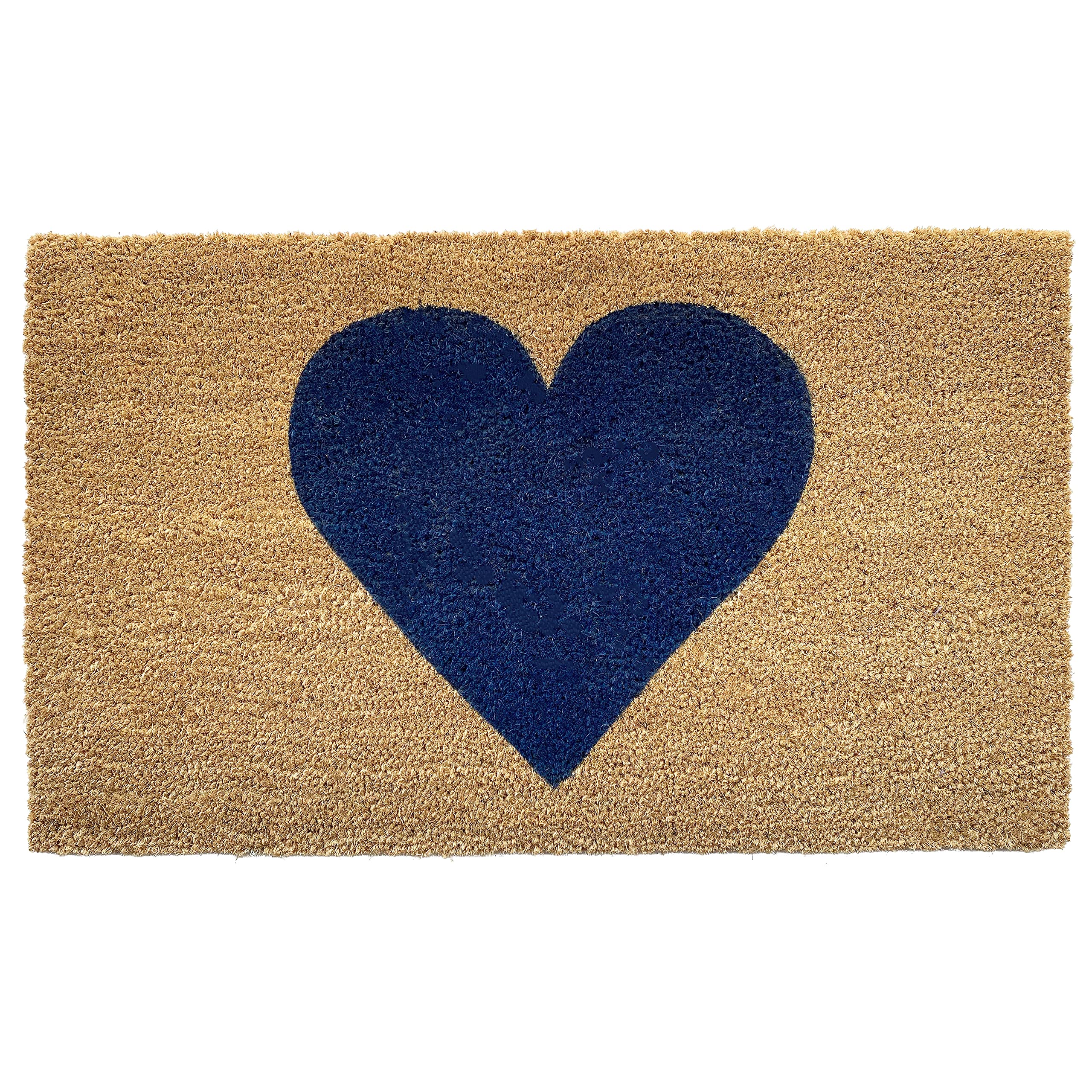 Calloway Mills Madison Heart Doormat (Dark Blue, 24 x 36)