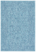 SAFAVIEH Courtyard Collection 2 x 37 Aqua/Navy CY8680 Indoor/ Outside Waterproof Easy cleansingPatio Backyard Mudroom Accent M