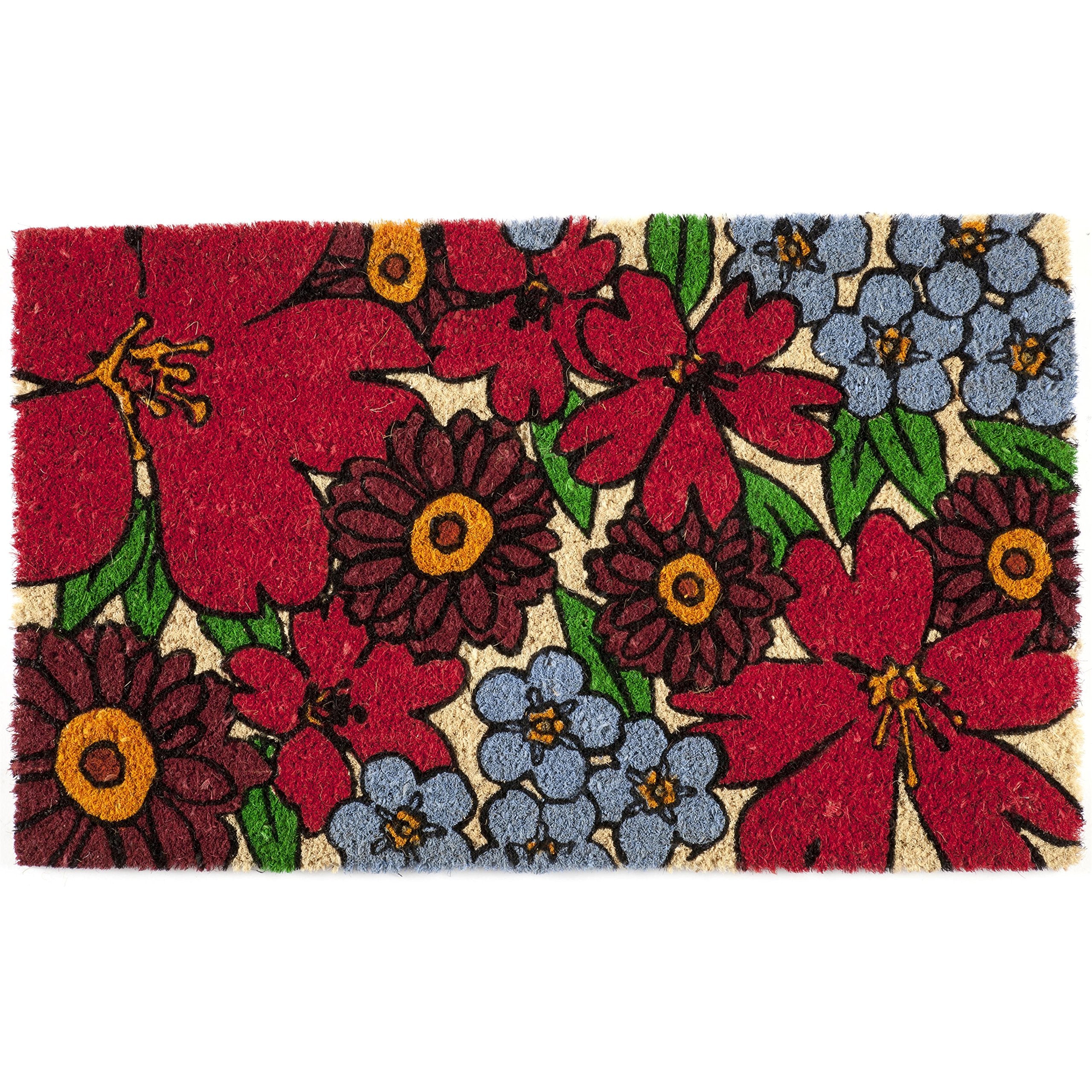 Entryways Forget-Me-Nots Doormat, 17x28