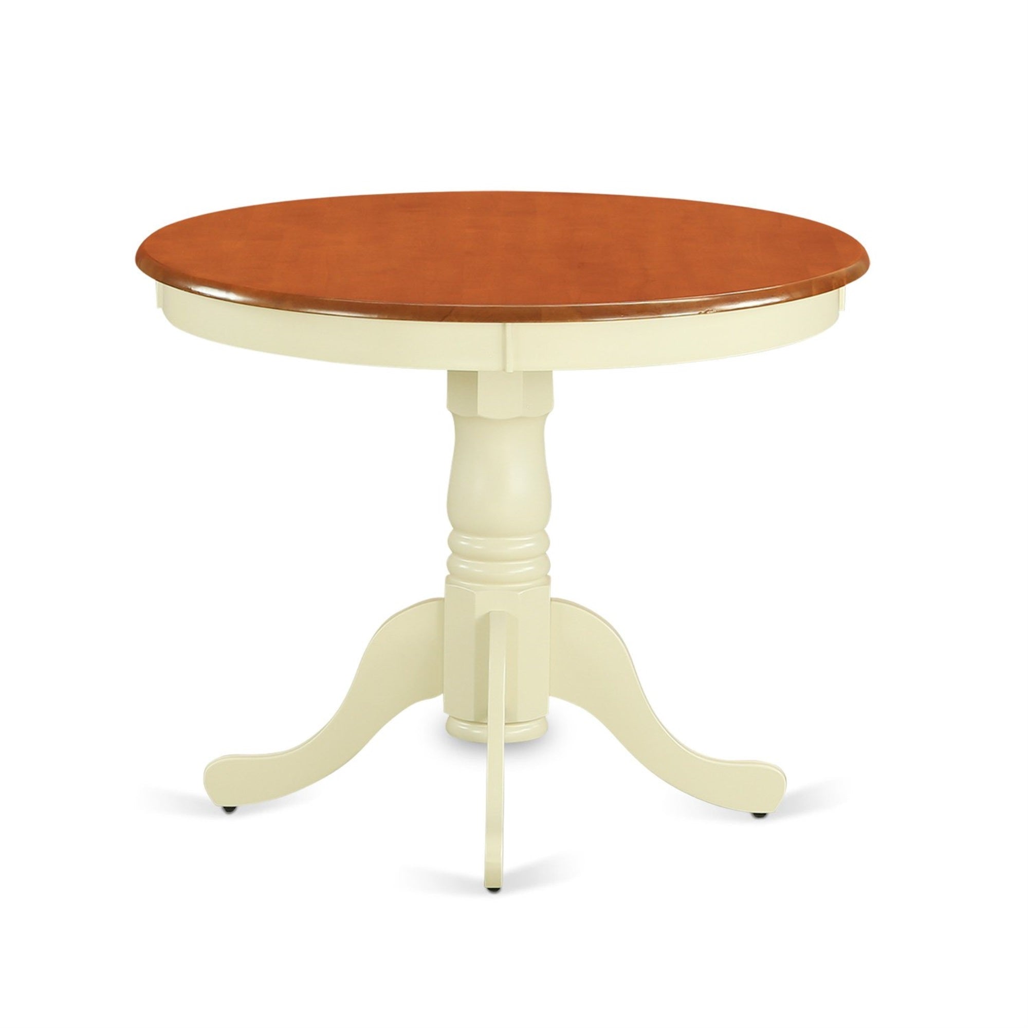 ANPL5-WHI-C 5 Pc Kitchen Table set-small Kitchen Table and 4 Chairs for Dining room