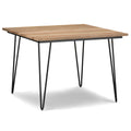 Hunter SOLID MANGO WOOD 42 inch Square Dining Table in Natural