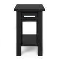 Kitchener SOLID WOOD 14 in Wide Rectangle Narrow Side Table