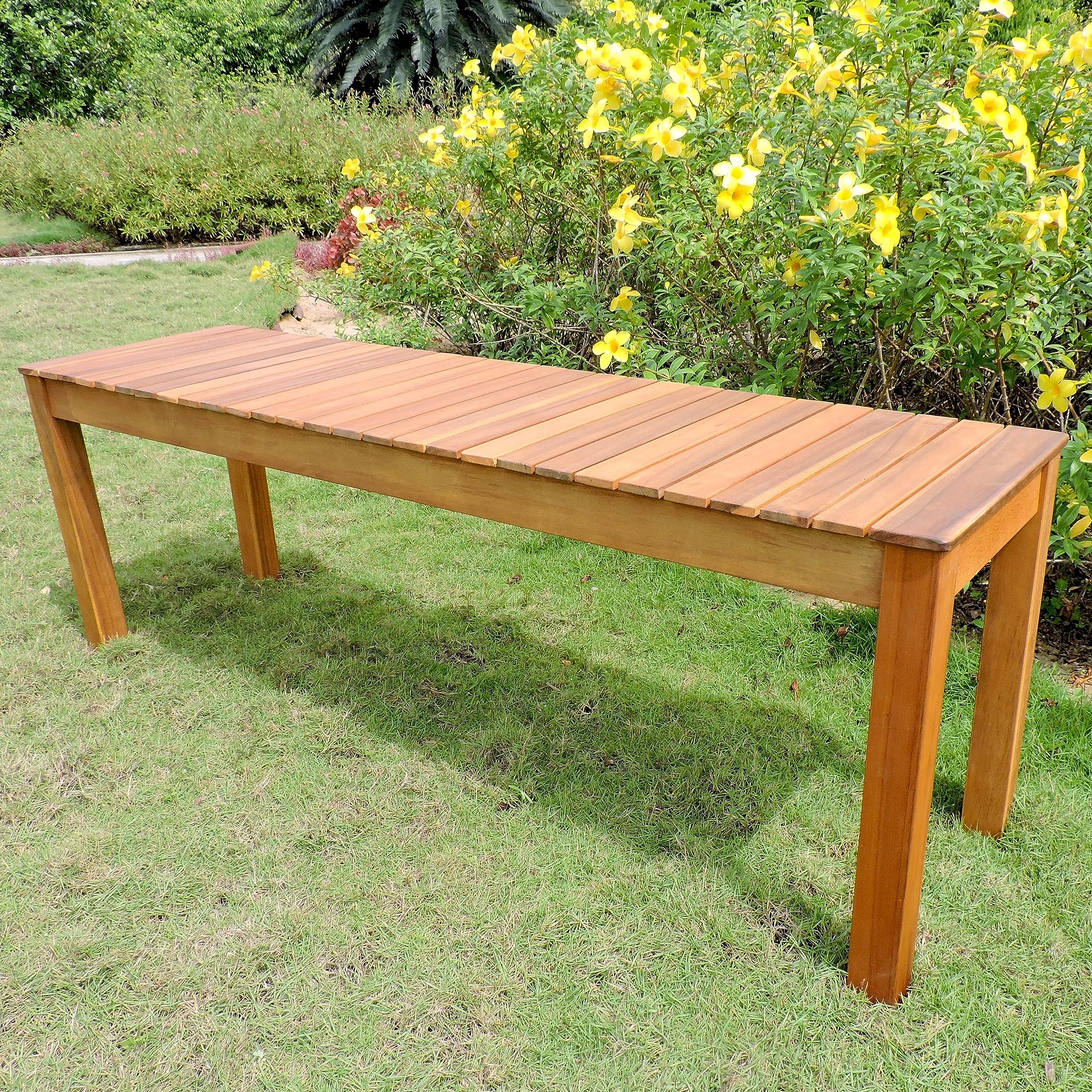 International Caravan Royal Fiji Acacia 52-inch Garden Bench