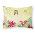 Easter Eggs Borzoi Fabric Standard Pillowcase