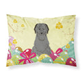 Easter Eggs Briard Black Fabric Standard Pillowcase