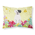 Easter Eggs White Boxer Cooper Fabric Standard Pillowcase