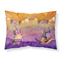 Halloween Little Witch Party Fabric Standard Pillowcase