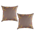DII Shimmering Leaves Pillow Cover 18x18 inch, 2 Piece