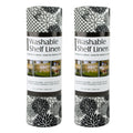 DII Black Dahlia Shelf Liner (Set of 2)
