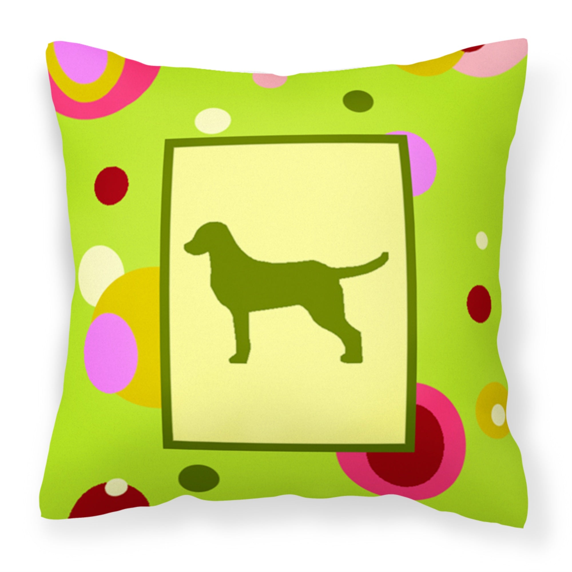 Carolines Treasures CK1020PW1414 Chesapeake Bay Retriever Decorative Canvas Fabric Pillow, Large, Multicolor
