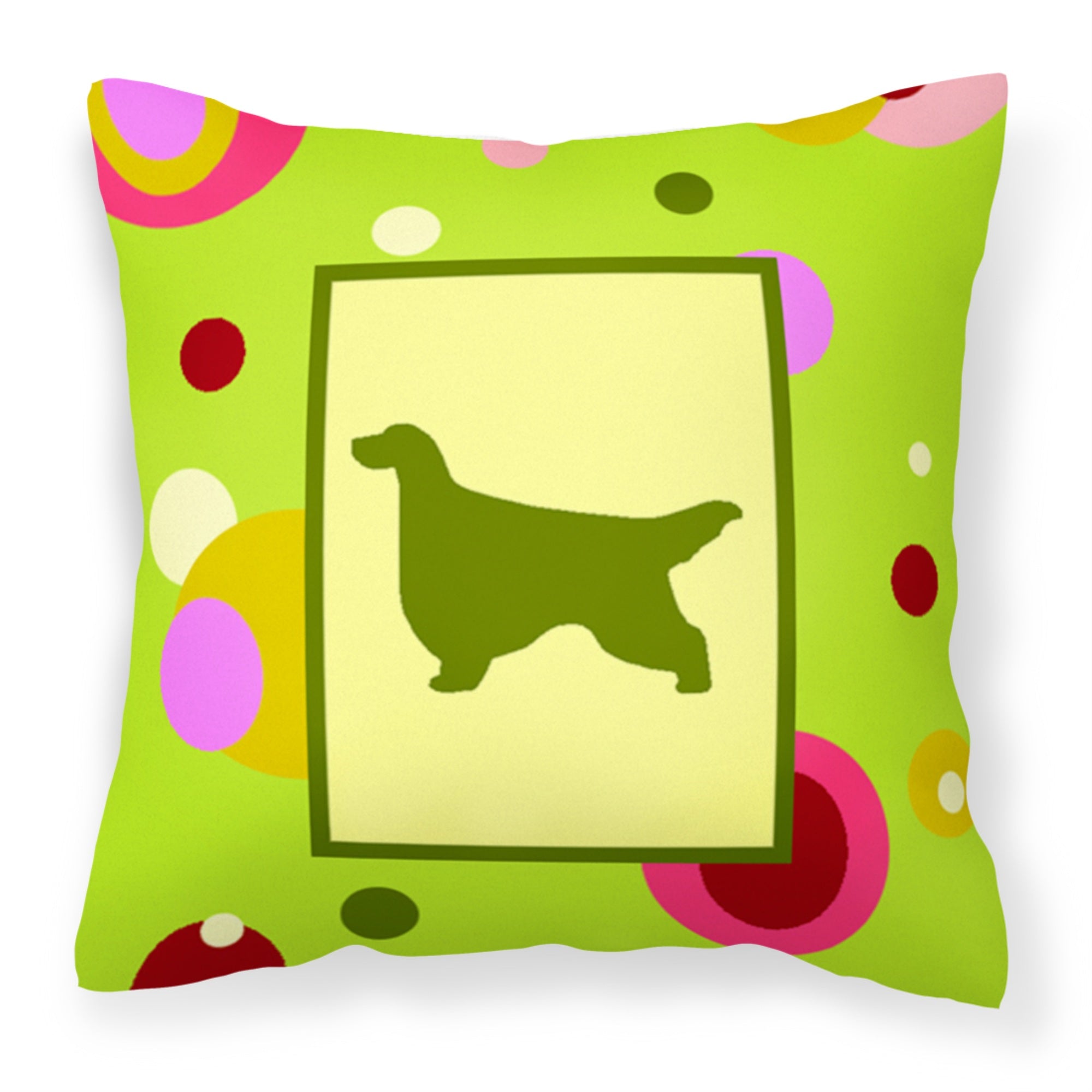 Carolines Treasures CK1034PW1414 Gordon Setter Decorative Canvas Fabric Pillow, Large, Multicolor