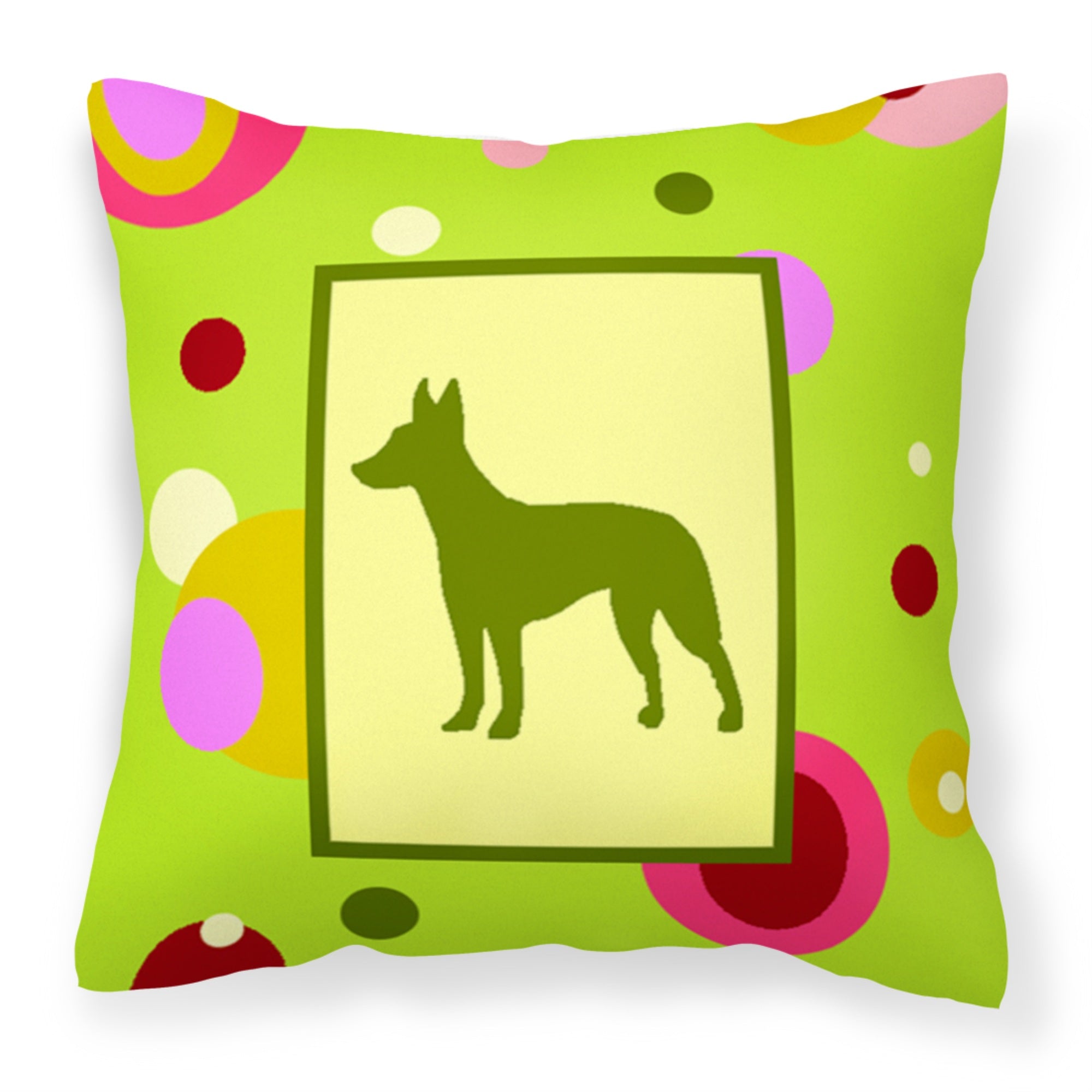 Carolines Treasures CK1045PW1414 Manchester Terrier Decorative Canvas Fabric Pillow, Large, Multicolor