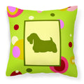Carolines Treasures CK1055PW1414 Sealyham Terrier Decorative Canvas Fabric Pillow, Large, Multicolor