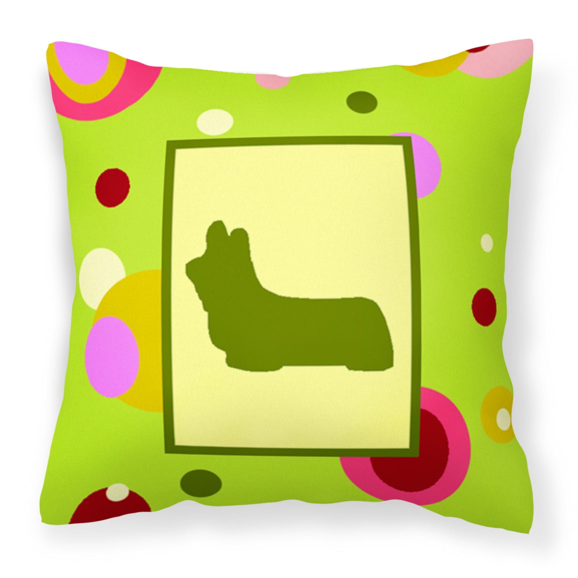 Carolines Treasures CK1057PW1414 Skye Terrier Decorative Canvas Fabric Pillow, Large, Multicolor