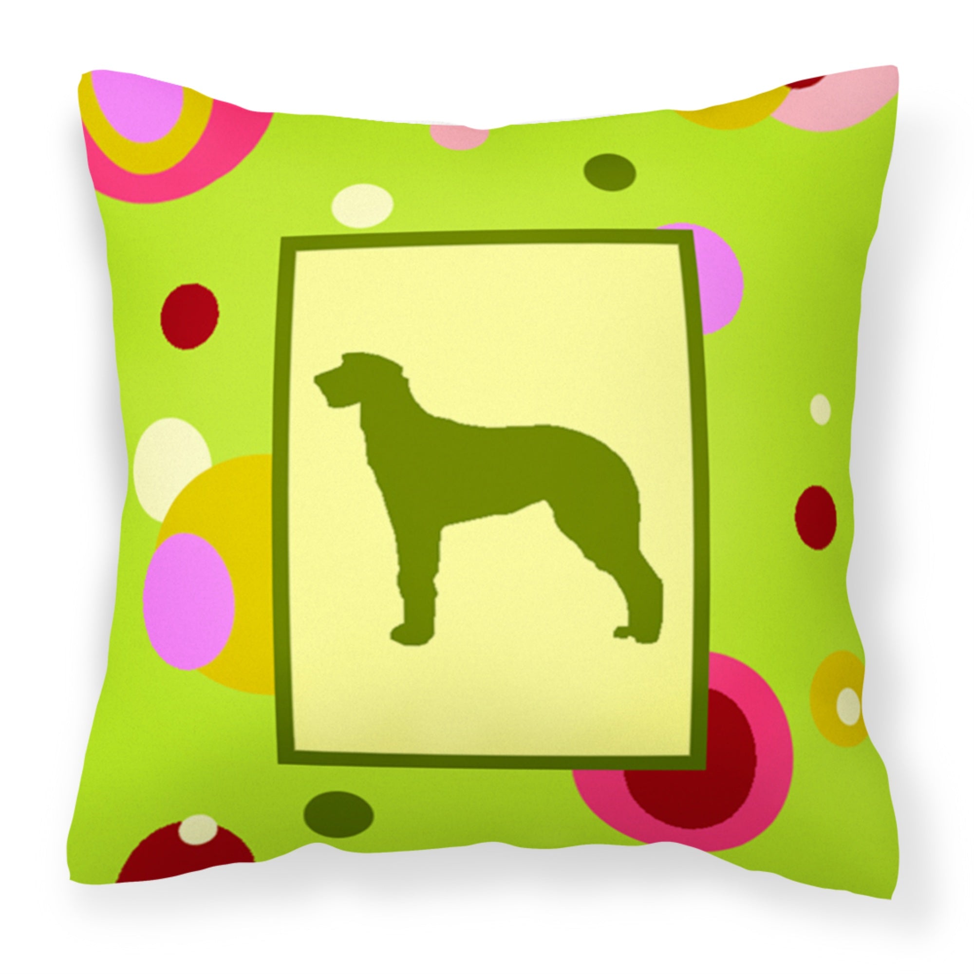 Carolines Treasures CK1071PW1414 Scottish Deerhound Decorative Canvas Fabric Pillow, Large, Multicolor