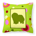 Carolines Treasures CK1125PW1414 Chow Chow Decorative Canvas Fabric Pillow, Large, Multicolor