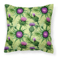 Carolines Treasures CK1699PW1818 Thistle Fabric Decorative Pillow patio-furniture-pillows, Multicolor