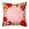 Carolines Treasures CK1700PW1818 Roses Fabric Decorative Pillow patio-furniture-pillows, Multicolor