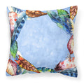 Carolines Treasures CK1704PW1818 Feathers Fabric Decorative Pillow patio-furniture-pillows, Multicolor
