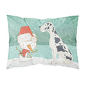 Carolines Treasures Snowman Harlequin Dane Christmas Fabric Standard Pillowcase