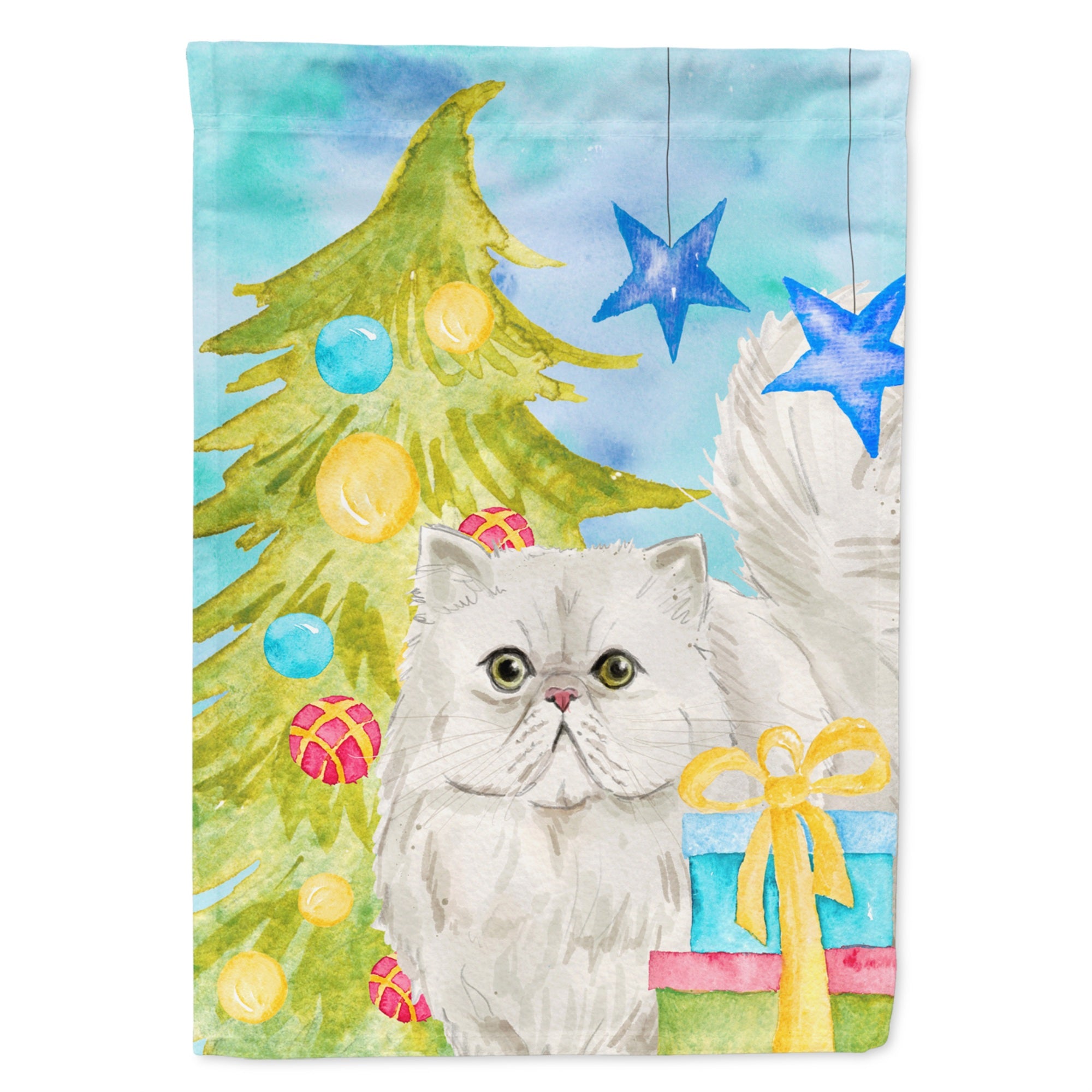 Carolines Treasures CK3125CHF Persian Christmas Presents Canvas House Size Outdoor-Flags, Multicolor