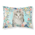 Carolines Treasures Ragamuffin Spring Flowers Fabric Standard pillowcases, Multicolor