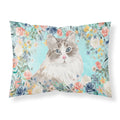 Carolines Treasures Siberian Spring Flowers Fabric Standard pillowcases, Multicolor