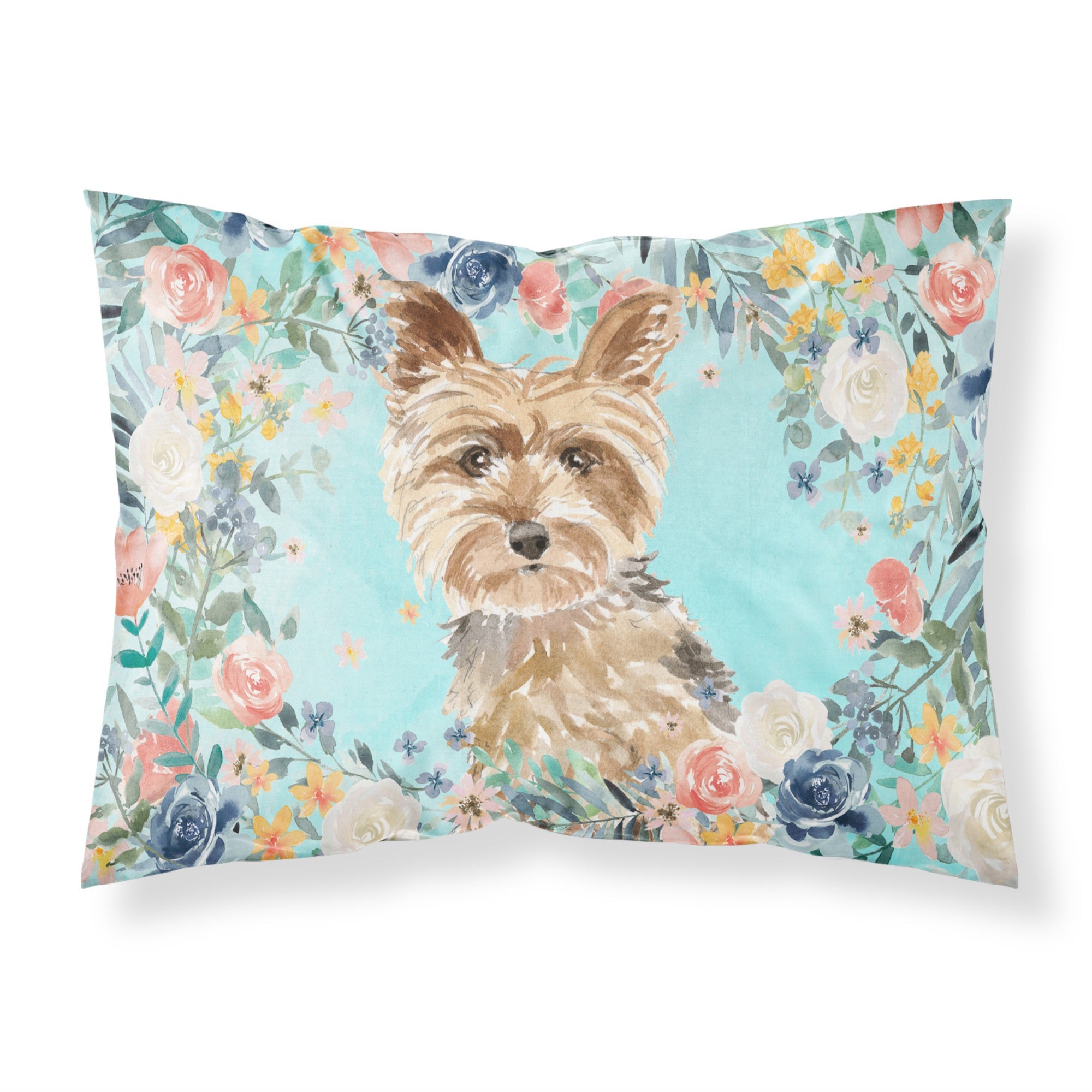 Carolines Treasures Yorkie Fabric Standard pillowcases, Multicolor