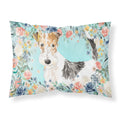 Carolines Treasures Fox Terrier Fabric Standard pillowcases, Multicolor